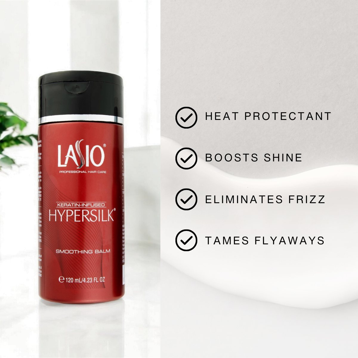 Smoothing Balm | Heat Protection, Shine & Frizz Control