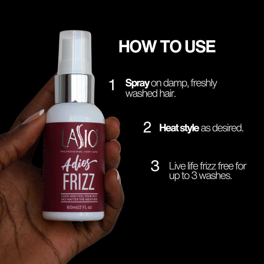 2oz Adios Frizz | Heat Protectant Styling Spray