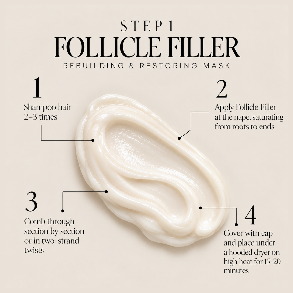 Follicle Filler | Two-Step Repair System for Damaged & Color-Treated Hair