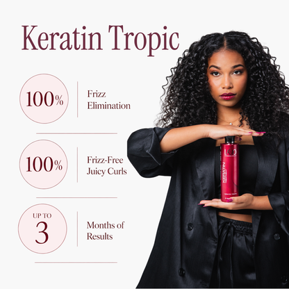 Keratin Tropic | Formaldehyde-Free Strengthening & Frizz Elimination