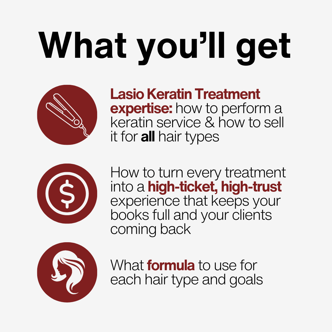 Lasio Keratin Certification – Live 5-Hour Stylist Training in Chicago