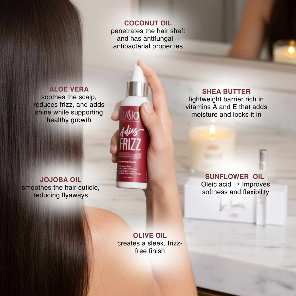 All My Loving | A Valentine's Day Bundle | Candle, Hair Perfume, & Adios Frizz