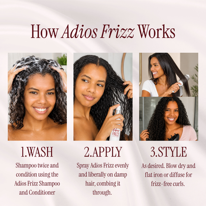 Adios Frizz | Heat Protectant Styling Spray