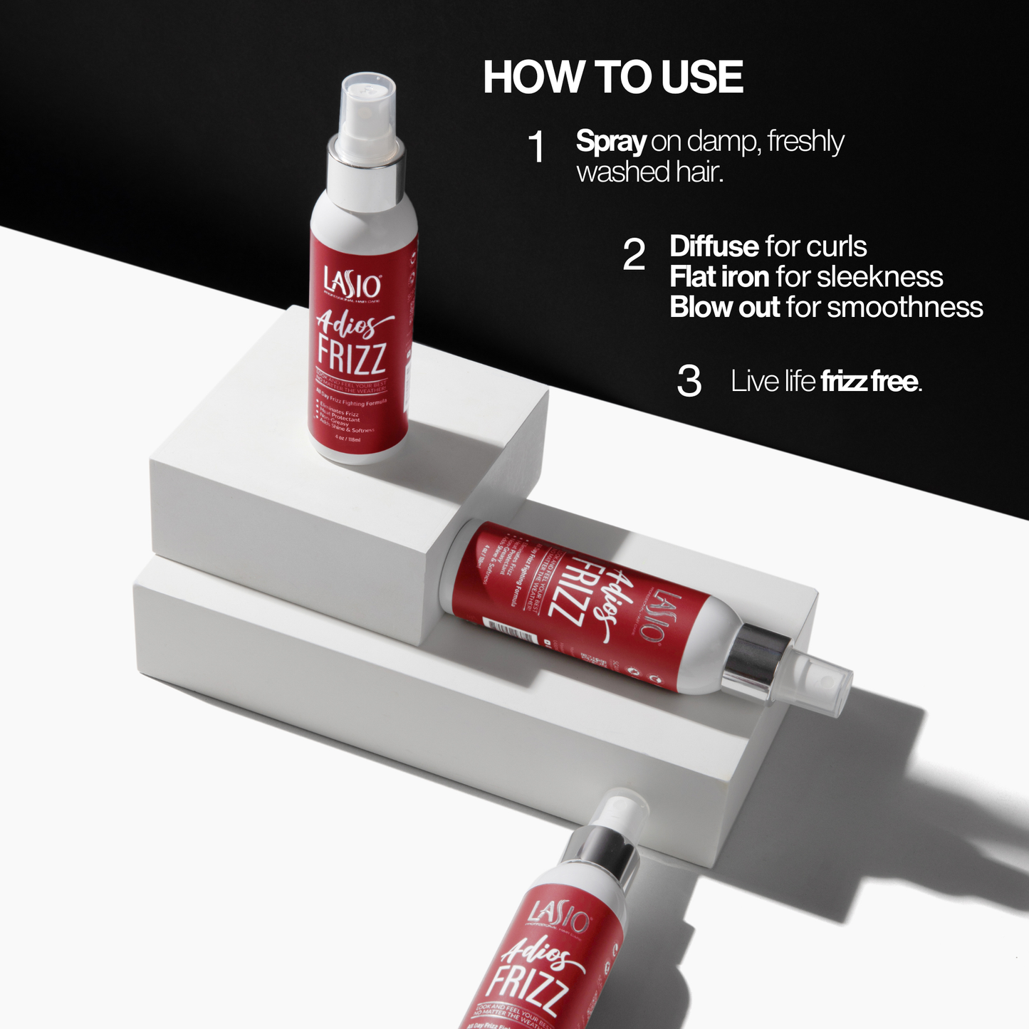 Adios Frizz | Heat Protectant Styling Spray