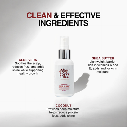 2oz Adios Frizz | Heat Protectant Styling Spray