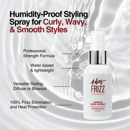 2oz Adios Frizz | Heat Protectant Styling Spray