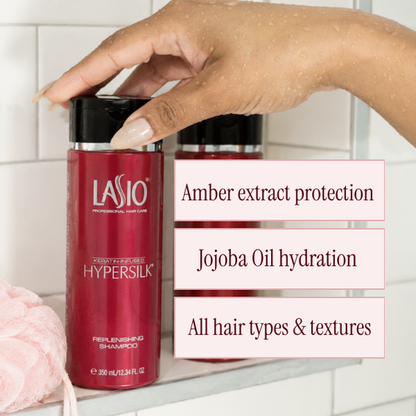 Repair & Restore Set | Replenishing Shampoo & Conditioner,  Keratin-Safe Shine and Frizz Control