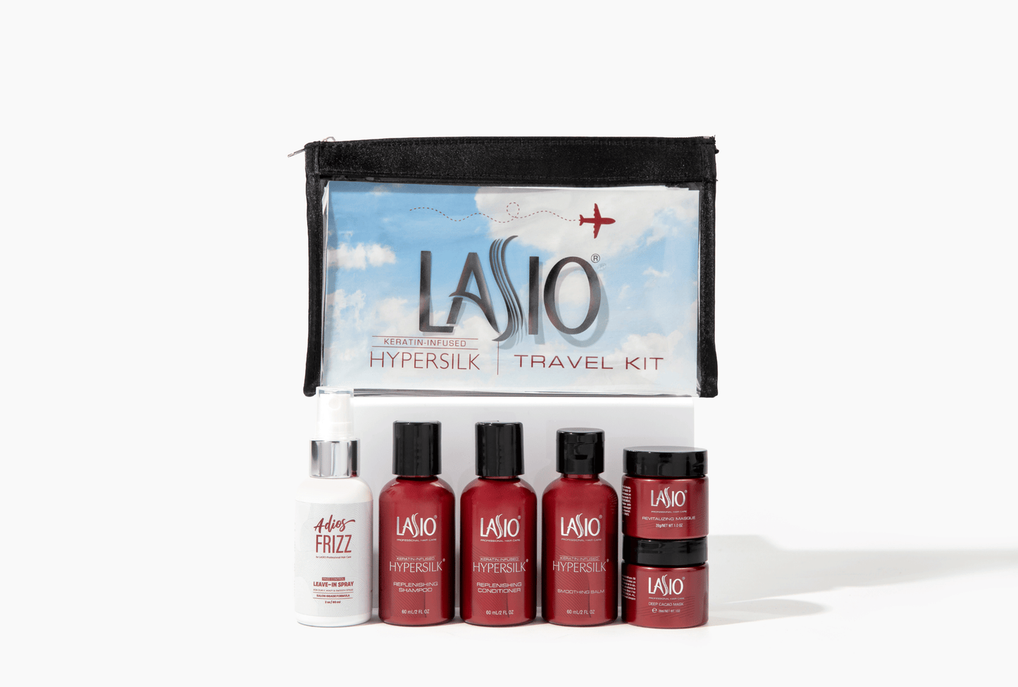 Fly Frizz-Free | Travel Kit | TSA-Approved Mini Haircare Essentials for Smooth, Frizz-Free Hair Anywhere
