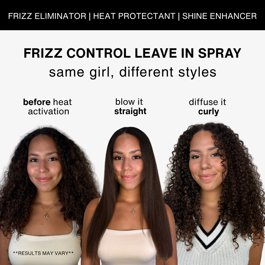 2oz Adios Frizz | Heat Protectant Styling Spray