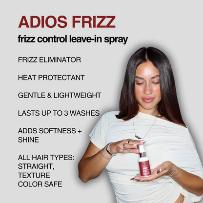 2oz Adios Frizz | Heat Protectant Styling Spray