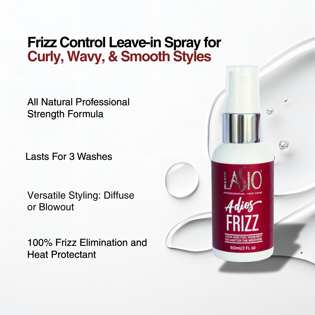 2oz Adios Frizz | Heat Protectant Styling Spray