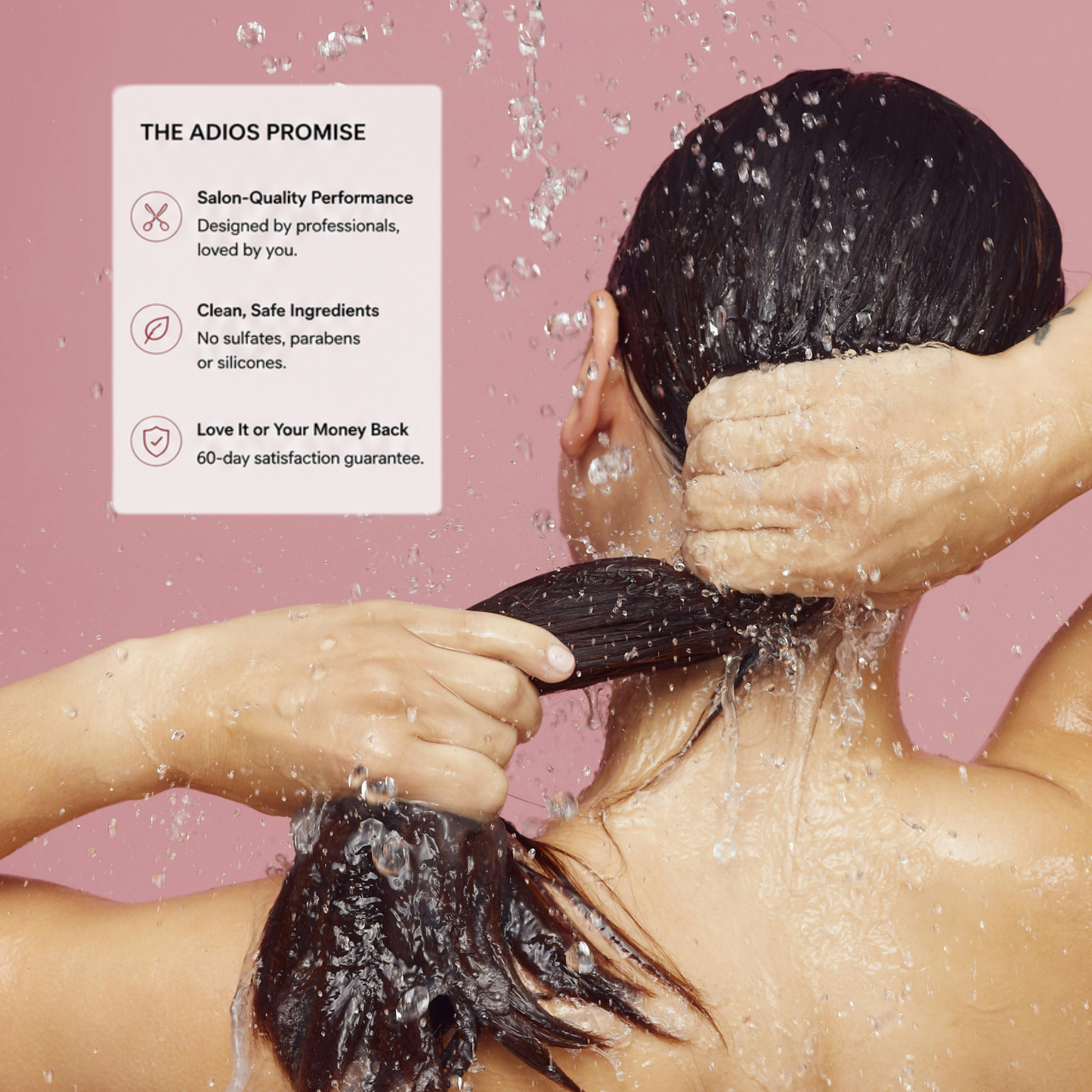 Adios Frizz 2oz | Heat Protectant Styling Spray