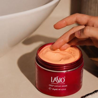 Deep Cacao Hair Mask | Keratin-Safe Deep Conditioner for Dry, Frizzy Hair, Intensive Moisture & Repair