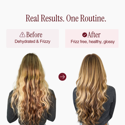 Repair & Restore Set | Replenishing Shampoo & Conditioner,  Keratin-Safe Shine and Frizz Control