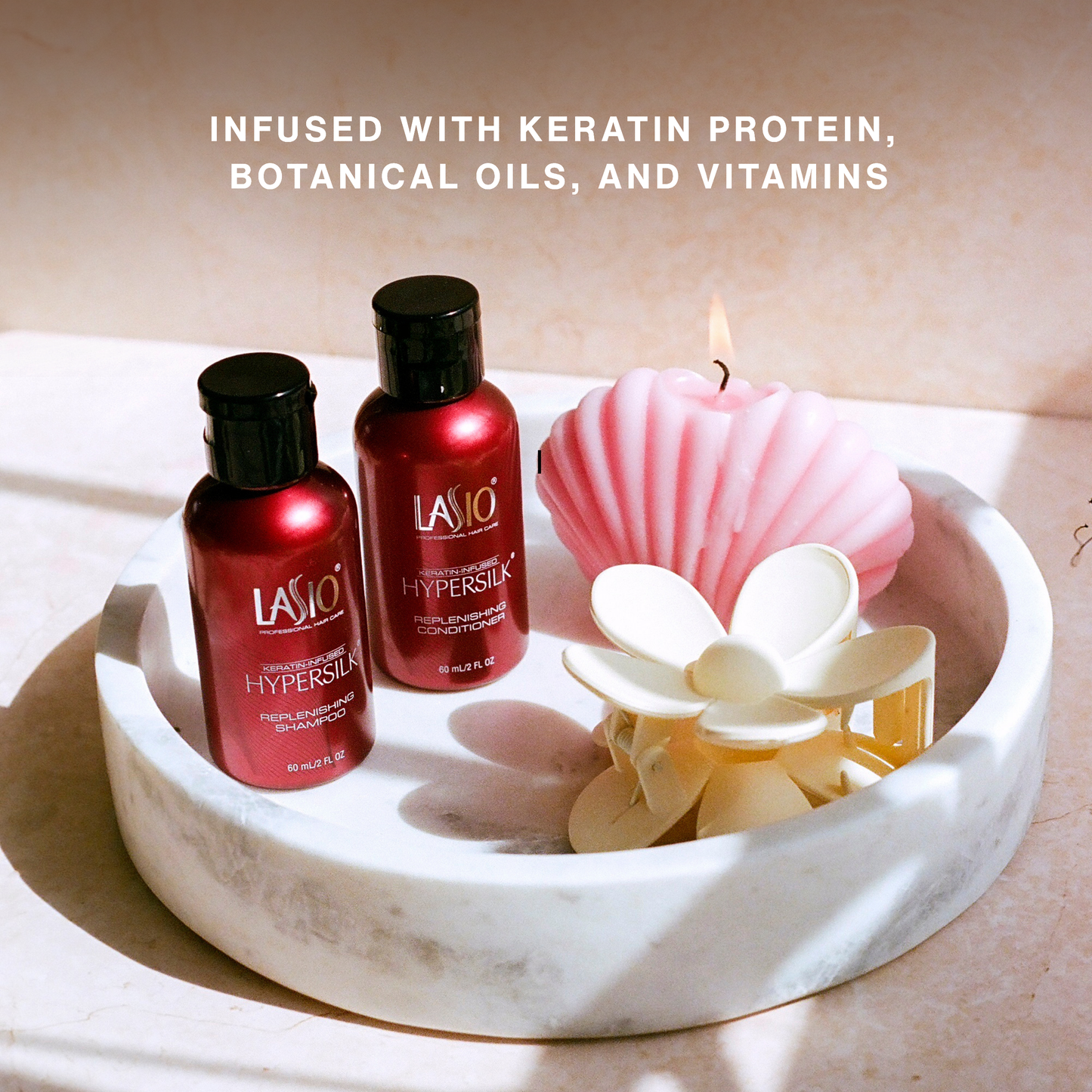 2oz Replenishing Conditioner | Keratin-Safe and Hydrating for Shine and Frizz Control