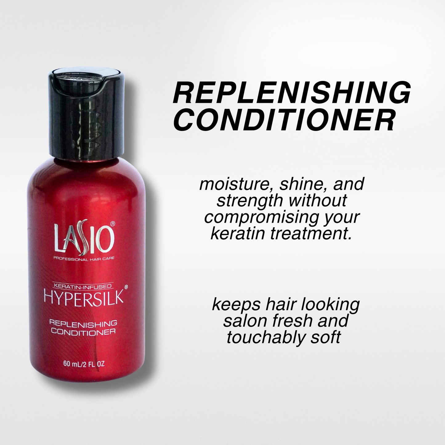 2oz Replenishing Conditioner | Keratin-Safe and Hydrating for Shine and Frizz Control