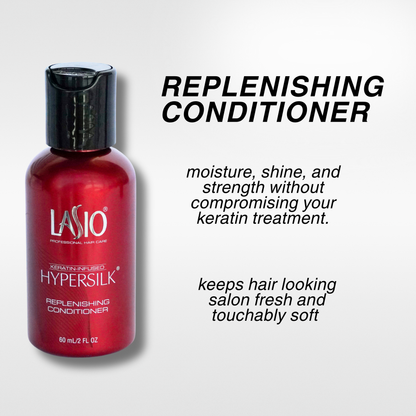 2oz Replenishing Conditioner | Keratin-Safe and Hydrating for Shine and Frizz Control