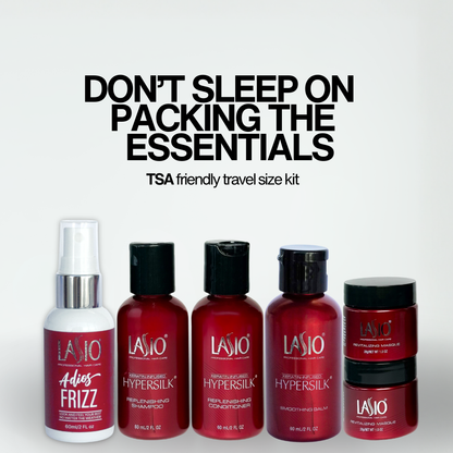 Fly Frizz-Free | Travel Kit | TSA-Approved Mini Haircare Essentials for Smooth, Frizz-Free Hair Anywhere